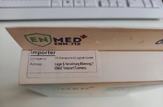 Maschera filtro antiparticolato «FFP2 Filtrierende Atemschutzmaske» — foto 2 dell'alert A12/01195/22