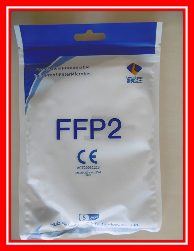 Maschera filtro antiparticolato «FFP2» — foto 3 dell'alert A12/00881/20