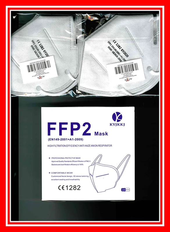 Maschera filtro antiparticolato «FFP2 Mask» — foto 1 dell'alert INFO/00066/20
