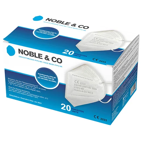 Maschera filtro antiparticolato «FFP2 NR Partikelfiltrierende Halbmaske» — foto 1 dell'alert A12/01153/23