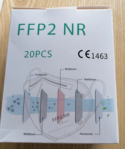Maschera filtro particella «FFP2 NR Protective Mask» — foto 2 dell'alert A12/00452/22