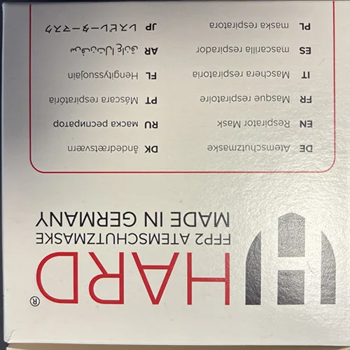 Maschera filtro antiparticolato «FFP2 NR RESPIRATOR MASK» — foto 5 dell'alert SR/02796/25