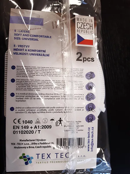 Maschera filtro particella «FFP2 PREMIUM» — foto 2 dell'alert A12/00368/22