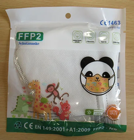 Maschera filtro antiparticolato per bambini «FFP2 Schutzmaske» (Jizhen)
