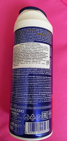Schiuma di rasatura «FIGARO Shaving Foam Regular Shave Classic» — foto 2 dell'alert A12/01102/22