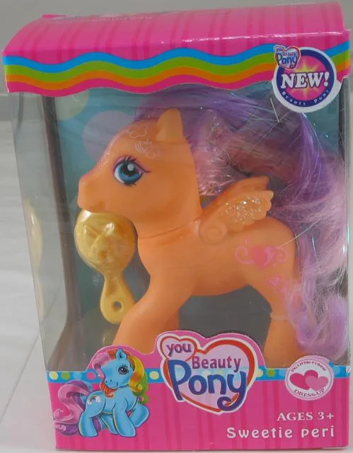 Figura animale di plastica "Sweetie peri" &amp; #13; &amp; #13; (You Beauty Pony (PRODUCT MAY BE COUNTERFEIT))