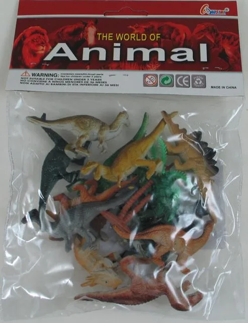 Figure animali in plastica "Il mondo degli animali" &amp; #13; &amp; #13; (Dausini)