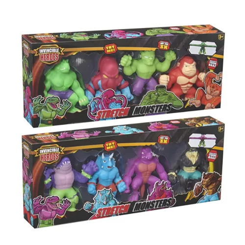 Giocattolo di figurine pieno di sabbia «Figurines Stretch Monsters» (Invincible heroes)
