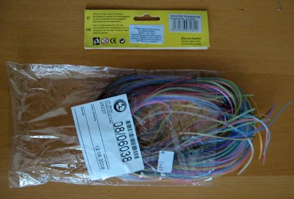 Fili di plastica/Scoubidou "Fluorescence" (CREADOUOO)