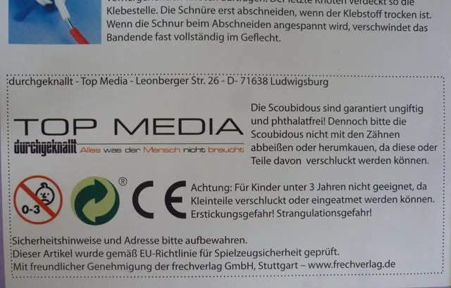 Fili intrecciati "Scoubidou — Arcobaleno" &amp; #13; &amp; #13; (Top Media)