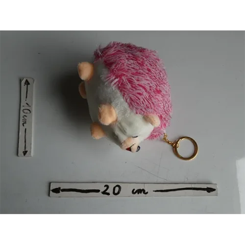 Portachiavi con peluche «Fille Mignon Peluche Hérisson Jouet Porte-clés Pendentif Peluche Animal Fourrure Voiture…»
