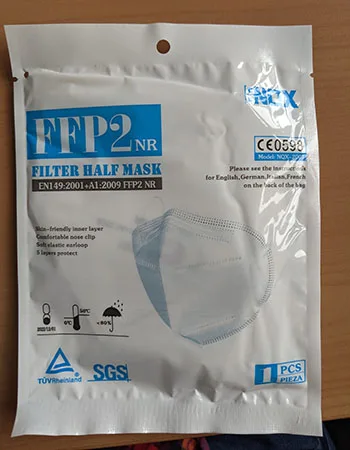 Maschera filtro particella «Filter Half Mask» — foto 1 dell'alert A12/00810/21
