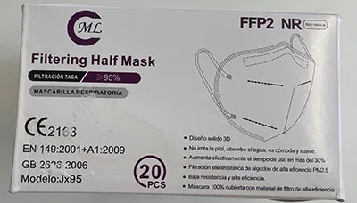 Maschera filtro particella «Filtering Half Mask» — foto 3 dell'alert A12/00580/21