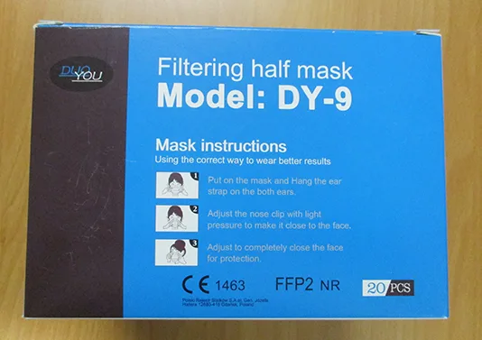 Maschera filtro particella «Filtering half mask» — foto 2 dell'alert A12/00054/22