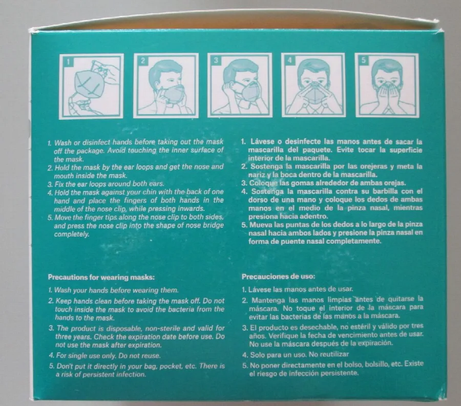 Maschera filtro antiparticolato «Filtering Half Mask FFP3NR» — foto 5 dell'alert A12/02995/23