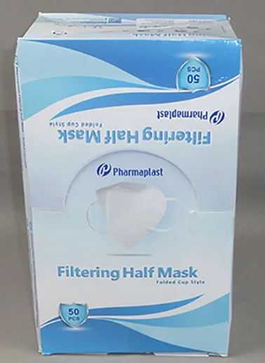 Maschera filtro particella «Filtering Half Mask Folded Cup Style» — foto 1 dell'alert A12/01758/21