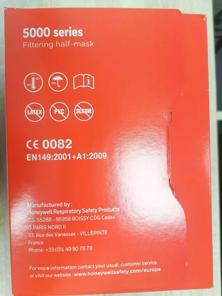 Maschera filtro antiparticolato «Filtering half mask» — foto 3 dell'alert A12/01332/22