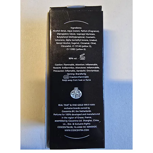 Eau de toilette «Fine Gold 999.9» — foto 3 dell'alert SR/01249/25