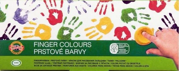Vernice per dito «FINGER COLOURS - PRSTOVÉ BARVY» (KOH I NOOR)