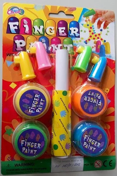 Kit di verniciatura per dito «FINGER PAINT» (Chi-Luen / Hammy Toys)