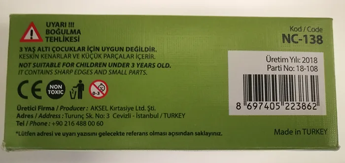Set di vernice per dito «Finger paint FATIH 25 ml, 6 colours» — foto 2 dell'alert A12/00717/21