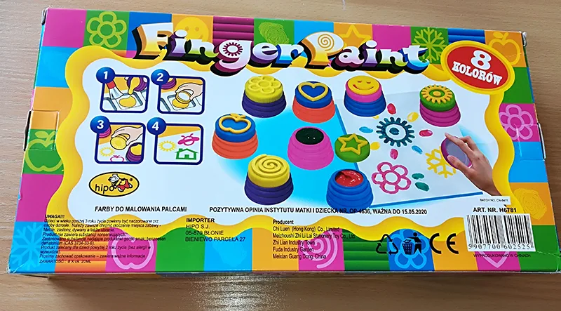 Vernice per le dita «Finger Paint» — foto 2 dell'alert A12/00004/20