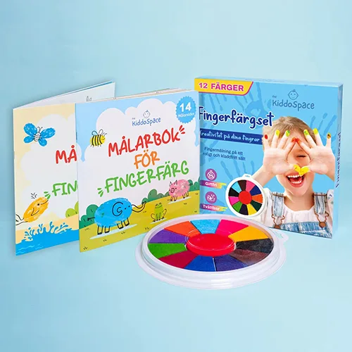 Kit pittura a dita «Finger Painting Kit» (The KiddoSpace)