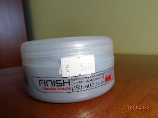 Prodotti per lo styling dei capelli «FINISH shaping pomade» — foto 1 dell'alert A12/0662/18
