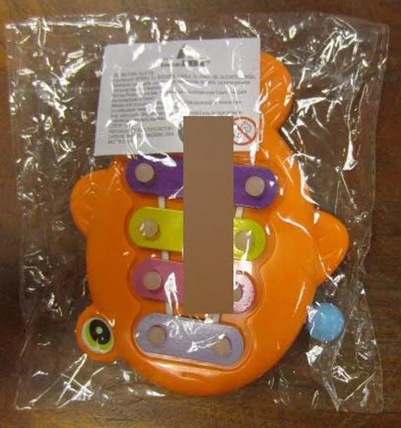 Fiore giocattolo di plastica e xilofono (Inteibi)