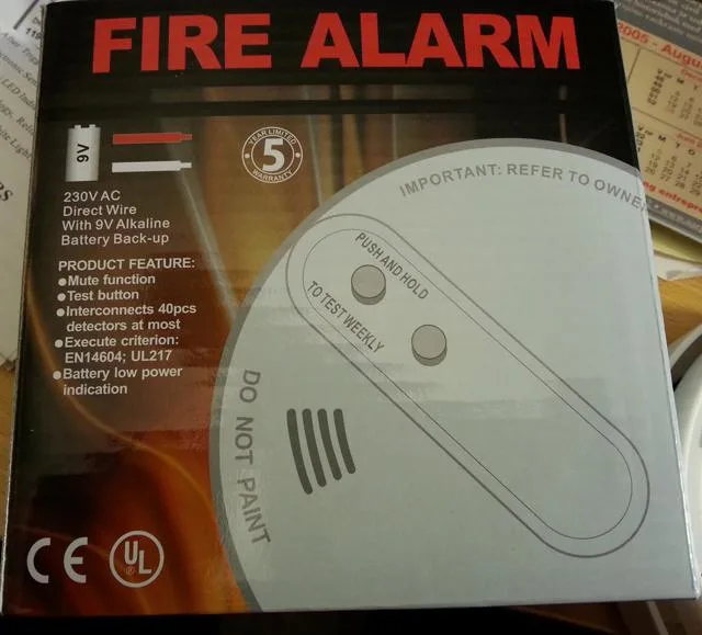 Rilevatore di fumo «Fire Alarm» — foto 3 dell'alert A12/1367/14
