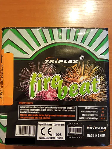 Fuochi d'artificio «fire beat» — foto 2 dell'alert A12/01407/22