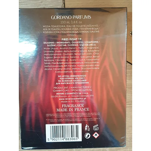 Eau de toilette «Fire Fight» — foto 2 dell'alert A12/00781/24