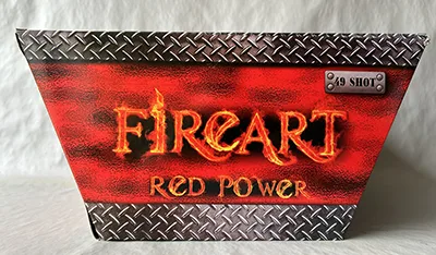 Fuochi d'artificio «Fireart Red Power» (Fyrværkerieksperten a/s)