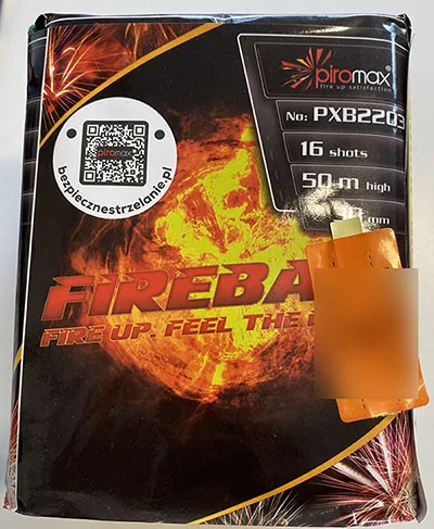 Fuochi d'artificio «Fireball» (Piromax)