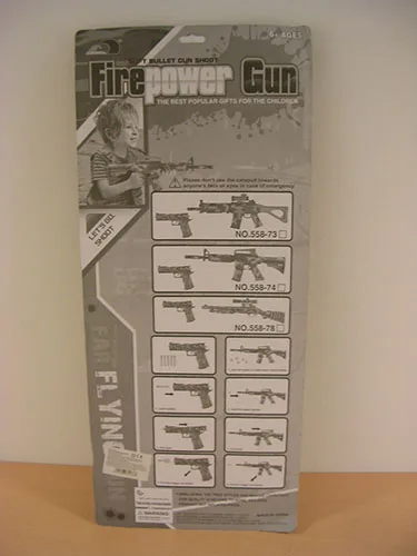 Set di armi giocattolo «Firepower gun» (Kaimingda)
