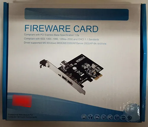 Scheda di interconnessione componente periferica (PCI) «FIREWARE CARD» — foto 4 dell'alert A12/01634/22
