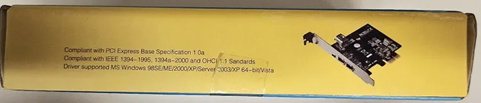 Scheda di interconnessione componente periferica (PCI) «FIREWARE CARD» — foto 6 dell'alert A12/01634/22