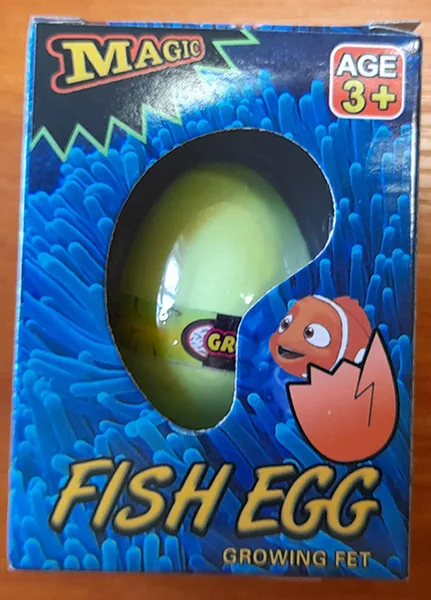 Giocattolo espandibile «Fish Egg Growing Pet» (CLOWN POLSKA)