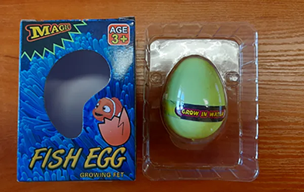Giocattolo espandibile «Fish Egg Growing Pet» — foto 2 dell'alert A12/01383/22