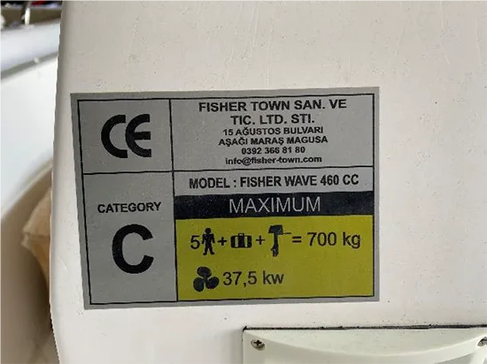Barca a motore «Fisher Wave 460CC» — foto 2 dell'alert A11/00118/22