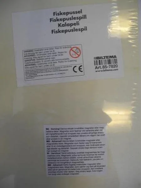 Puzzle di legno «Fiskepussel ('fishing puzzle')» (Biltema)