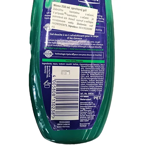Gel doccia «fitness fresh SHOWER GEL 2 in 1 Body &amp; Hair» — foto 2 dell'alert SR/03535/25