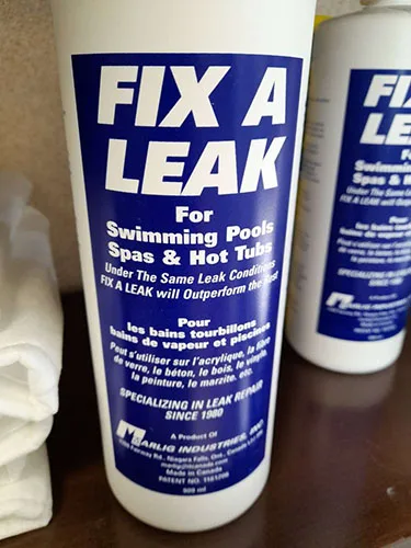 Sigillatore per perdite «FIX A LEAK - Colmateur de fuites»