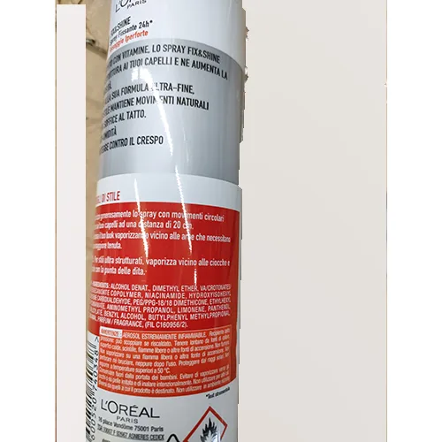 Lacca per capelli «Fix &amp; Shine» — foto 2 dell'alert SR/01370/25