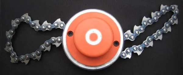Attacco per frese a spazzole «Flail-type cutting attachment with 2 chains» (R)
