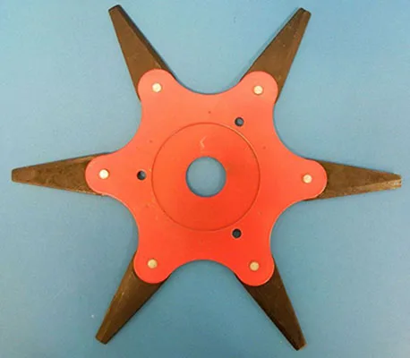 Attacco per frese a spazzole «Flail-type cutting attachments with 6 knifes» — foto 2 dell'alert A12/02472/23