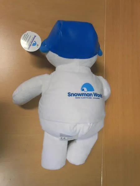 Pupazzo di neve giocattolo morbido «Flake» (Snowman World)