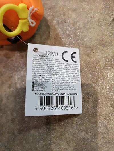 Giocattolo di plastica «Flaming na naciag swiatlo» — foto 2 dell'alert A12/00016/23