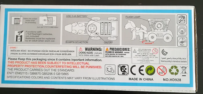 Giocattolo a batteria «Flash Carriage» — foto 4 dell'alert A12/01421/20