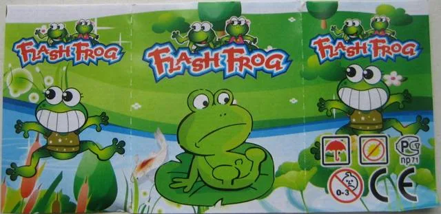 Giocattolo di plastica con dolci «Flash Frog» — foto 2 dell'alert A11/0064/13